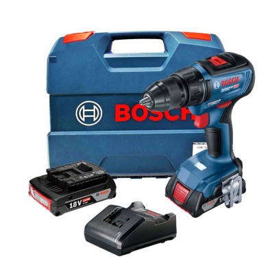 Taladro Percutor 1/2" 18V Brushless + Set de Accs. 34 Pzs. Bosch