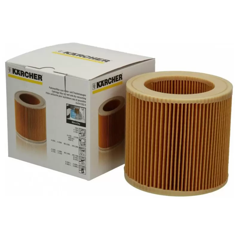 Karcher Filtro de cartucho para aspiradoras húmedas y secas Kar/64145520