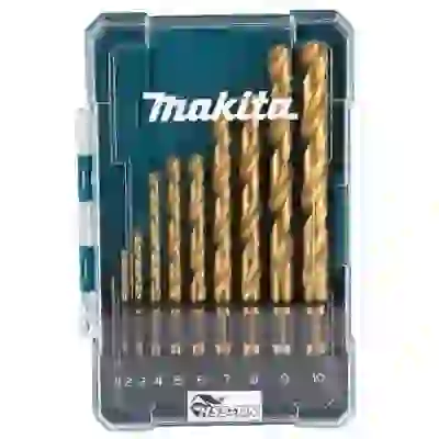 Set de brocas HSS TIN metal 10u (1-10mm) D-72849 Makita
