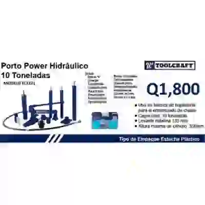 Porto power hidráulico de 10 Ton TC3371 Toolcraft