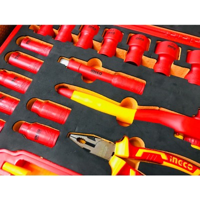 Set de herramientas aislados 26 piezas (1000V) HKITH2601 Ingco