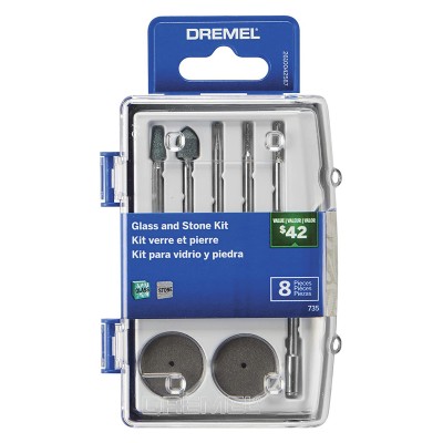 Dremel 709-02 - Kit de 110 accesorios multiuso para herramientas rotativas,  incluye una broca de tallar, tambores de lijado, piedras de amolar, discos