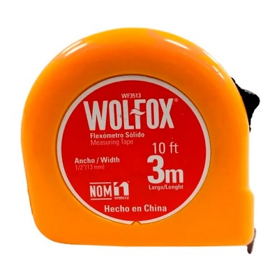Wincha Naranja 3m x 12.7mm WF3513 Wolfox