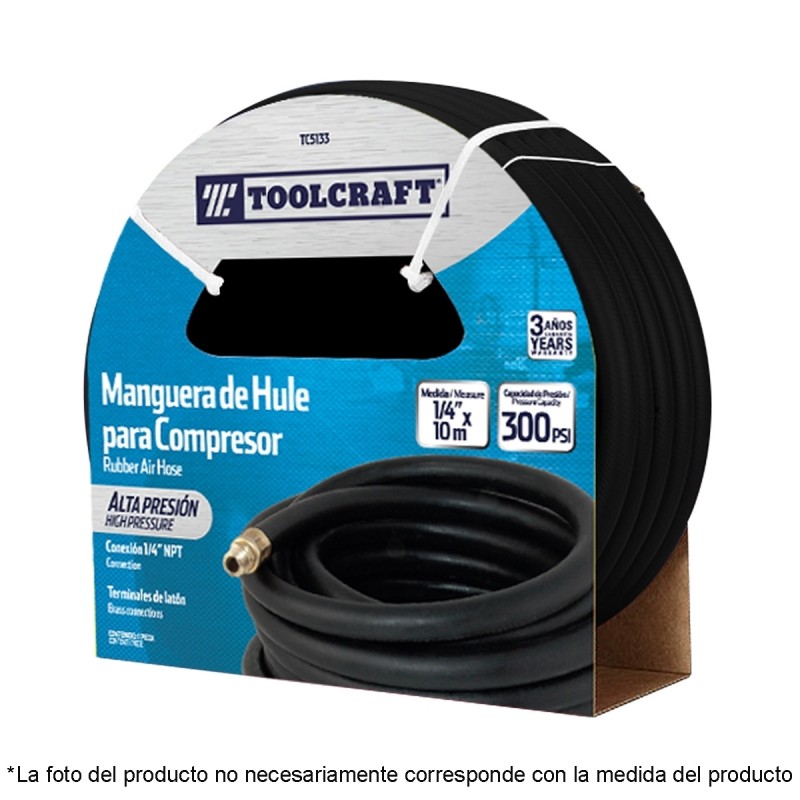 Manguera Para Aire Alta Presión 1/2" 15 Metros Toolcraft TC5136