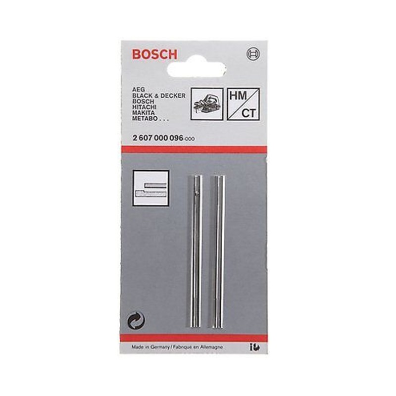 Set 2 Cuchillas Universales para Cepillo Eléctrico GHO 20-82 Bosch 2607.000.096-000