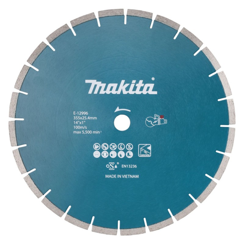 Disco Diamantado Segmentado 14" (355 mm) Makita E-12996
