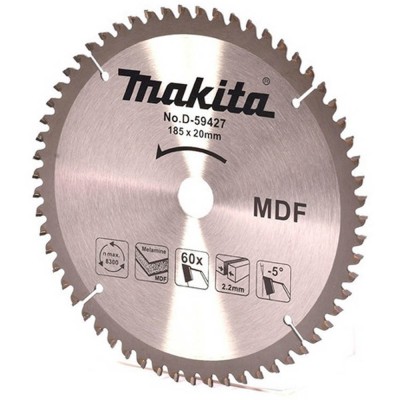 Disco de sierra para melamine 10" x 25.4 mm x 2.60 mm 84 Dientes D-62452 Makita