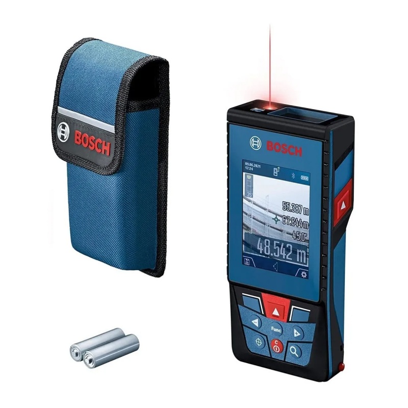 Medidor de Distancia Láser de Hasta 100 metros con Bluetooth Bosch GLM 100-25 C