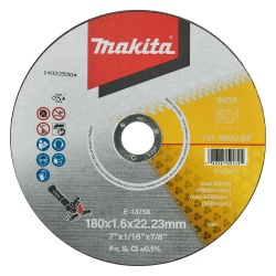 Disco Abrasivo de Corte 7" x 1.6mm para Inox Makita E-13758