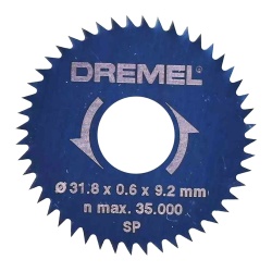 Minitorno con 10 Accesorios Dremel 3000-N/10 + Acople Mini Sierra Circular 1 1/4" Dremel 670 F628.367.0PC-000