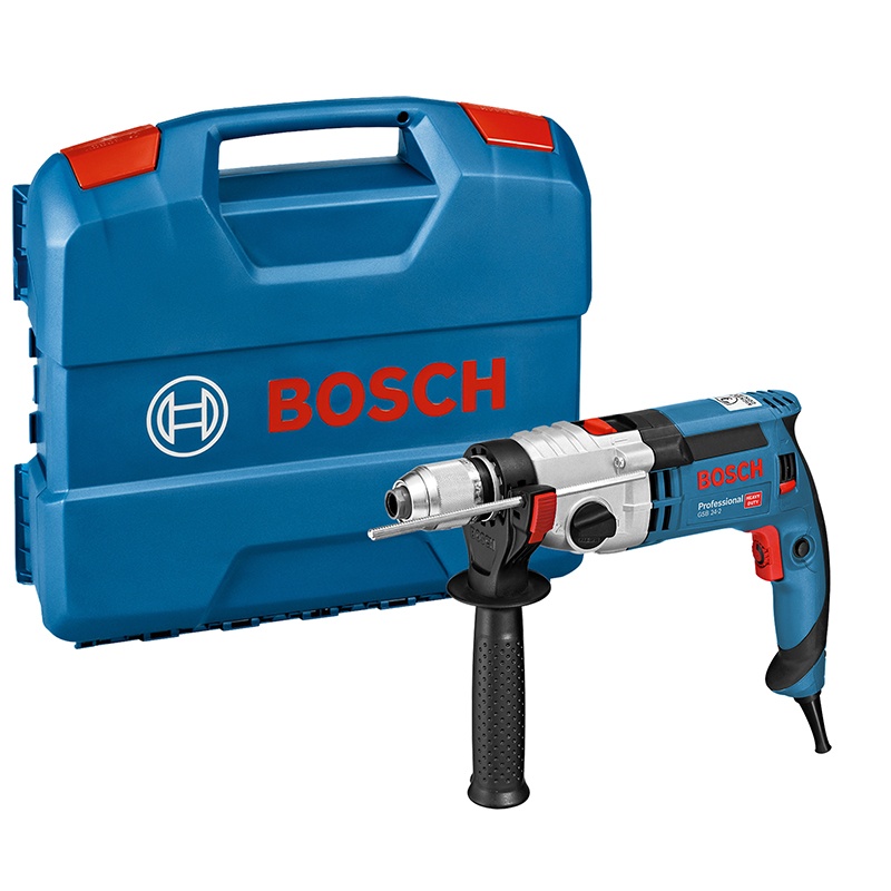 Taladro Percutor 1/2" 1100W 51000 gpm Maleta Bosch GSB 24-2