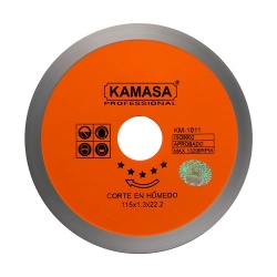Disco Diamantado Continuo 4 1/2" (115 mm) para Concreto Kamasa KM1011