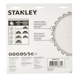 Disco de Sierra Circular 7-1/4" x 18 D para Madera Stanley STA7717