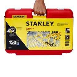 Juego de Herramientas Racing 1/4", 3/8" y 1/2" 150 Piezas Stanley R99-150LA