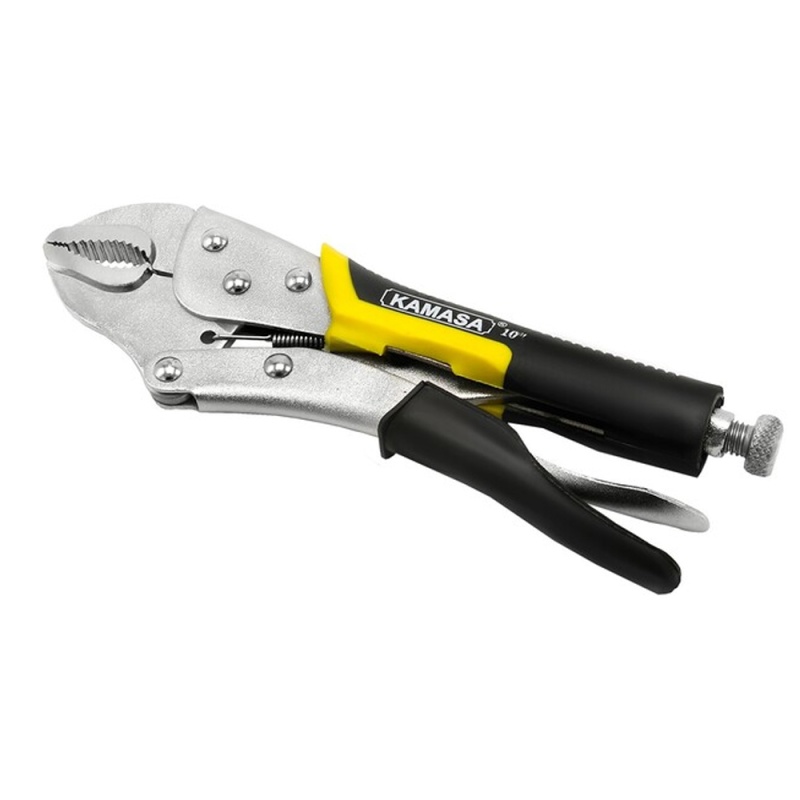 Alicate de Presión Punta Curva 10" Kamasa KM022