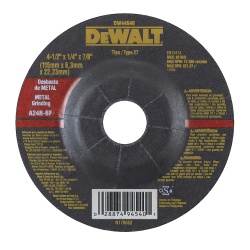Disco de Desbaste 4 1/2" (115 mm) para Metal Dewalt DW44540