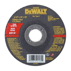 Disco de Corte para Metal 4 1/2"x1/8" Dewalt DW44530