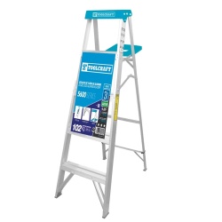 Escalera de Tijera 4 Escalones 102 Kg Tipo III Toolcraft TC5616