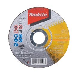 Disco de Corte 4 1/2" p/ Inox-Metal x 12 Piezas Makita E-17114-12