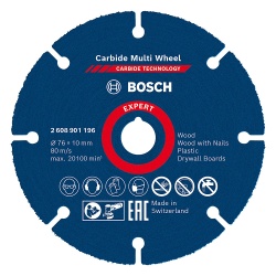 Disco de Corte 76 mm Multimaterial Bosch Expert 2608.901.196-000