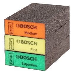 Kit Esponja Abrasiva Lijar Recto 3 pzas Bosch Expert 2608.901.175-000