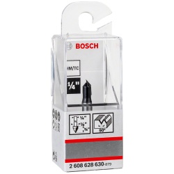 Fresa Tipo V 90° 1/4" x 1/4" Bosch 2608.628.630-000