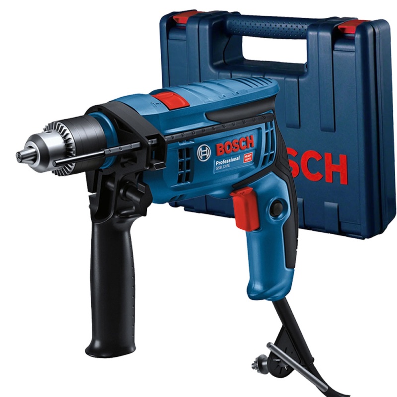 Taladro Percutor 1/2" 750W 57000 gpm Maleta Bosch GSB 13 RE