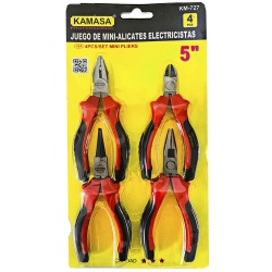 Juego de Alicate 4 Piezas Kamasa KM727