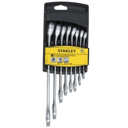 Set de Llaves Combinadas Milimétricas 8 Unidades Stanley STMT73648-LA