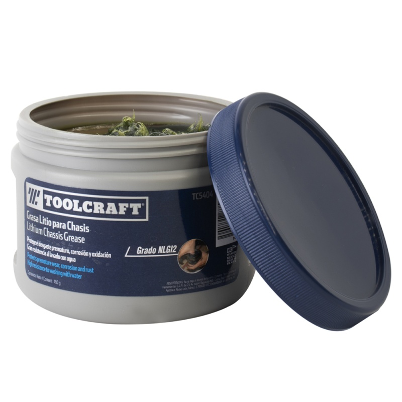 Grasa de Litio para Chasis Verde 450 grs Toolcraft TC5404