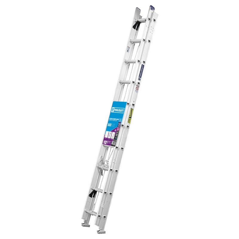 Escalera de Extensión 20 Escalones 102 Kg Tipo III Toolcraft TC5620