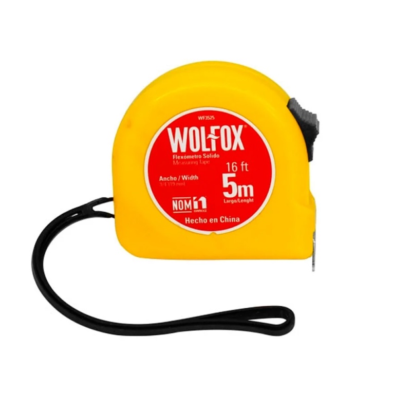 Wincha 5m x 19mm (3/4") colores surtidos Wolfox WF3525