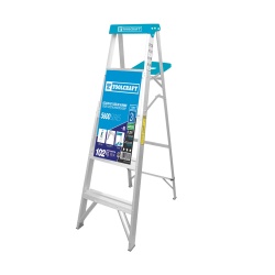 Escalera de Tijera 5 Escalones 102 Kg Tipo III Toolcraft TC5614