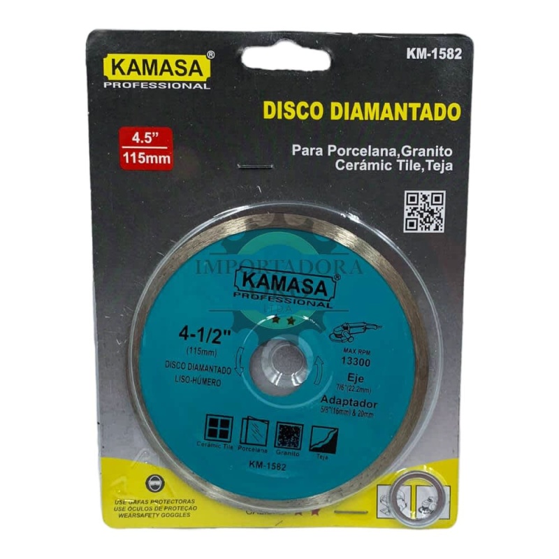 Disco Diamantado 4 1/2" Kamasa KM1582