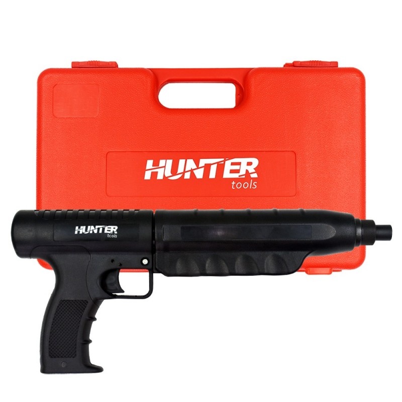 Pistola Fulminante para Fijación + 100 Clavos Hunter Tools PT-396