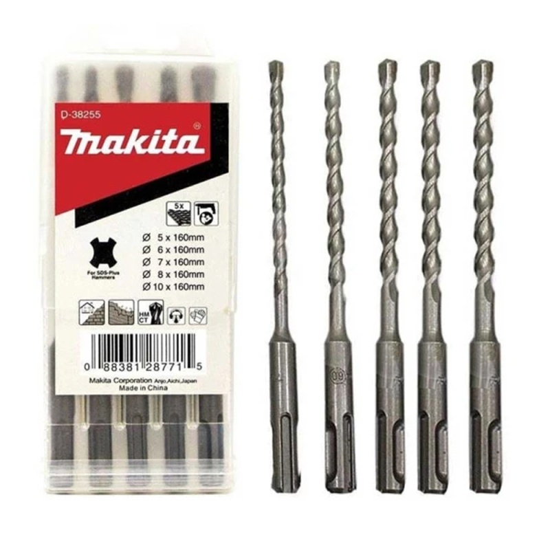 Set De Brocas Sds-plus 5 Unid Makita D-38255