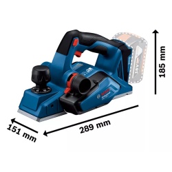 Cepillo 82 mm 18V Brushless Baretool Bosch GHO 185 LI