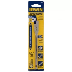 Broca Paleta 1/4" Hex 9/16" x 6" para Madera Irwin IW14002