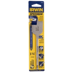 Broca Paleta 1/4" Hex 1 3/8" x 6" para Madera Irwin IW14012