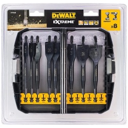 Set de Brocas Paleta 1/4" Hex 8 Piezas para Madera Dewalt DT7943B-QZ