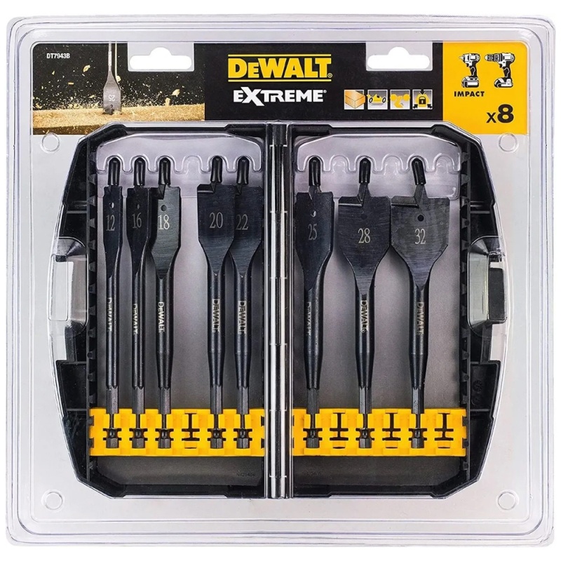 Set de Brocas Paleta 1/4" Hex 8 Pzs Dewalt DT7943B-QZ