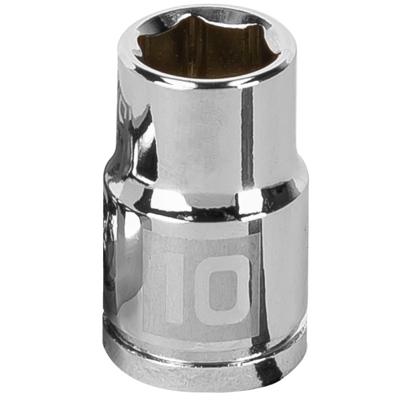 Dado Hexagonal Milimétrico 3/8" x 10mm Corto Truper 13674