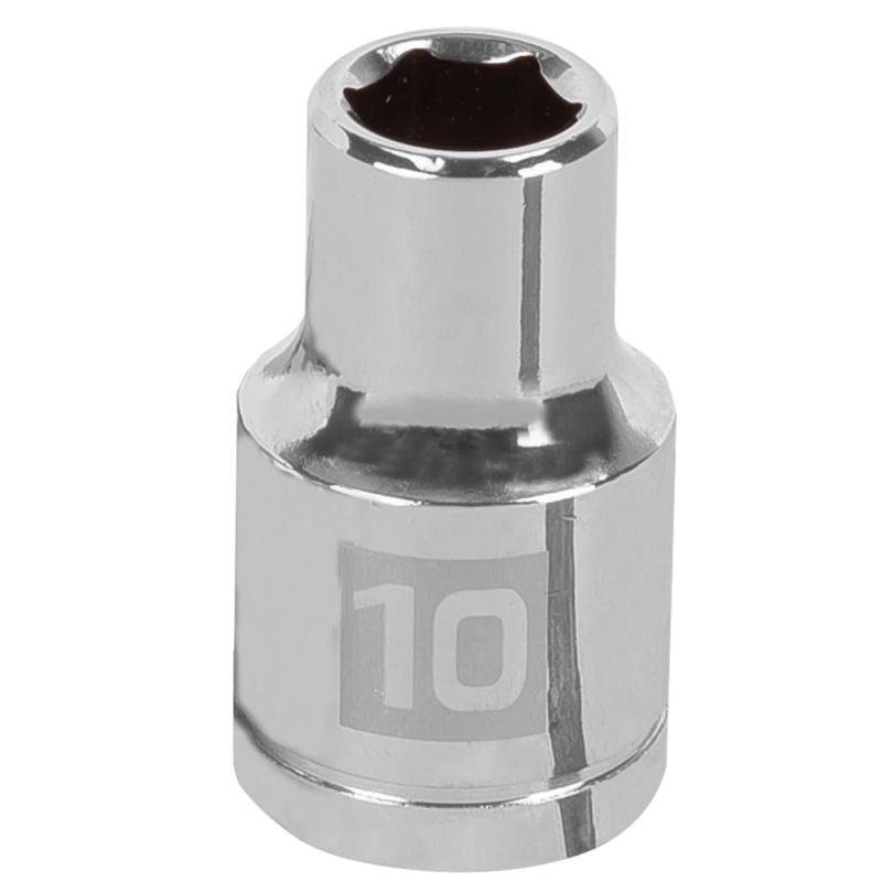 Dado Hexagonal Milimétrico 1/2" x 10 mm Corto Truper 13260