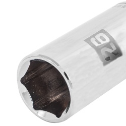 Dado Hexagonal Milimétrico 1/2" x 26mm Largo Truper 101014