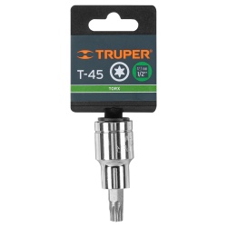 Dado Punta Torx 1/2" x T45 Corto Truper 13438