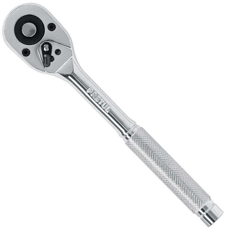 Ratchet Cabeza de Pera 3/8" x 7 1/2" 72 Dientes Pretul 21161