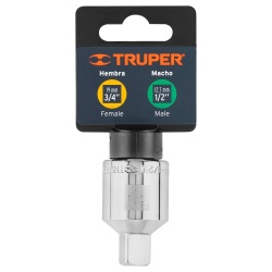 Adaptador de 3/4" a 1/2" Truper 13424