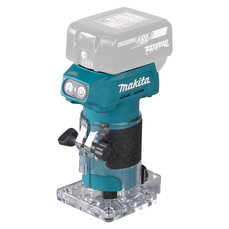 Fresadora 1/4" 18V LXT BL 42 mm Baretool Makita DRT52Z