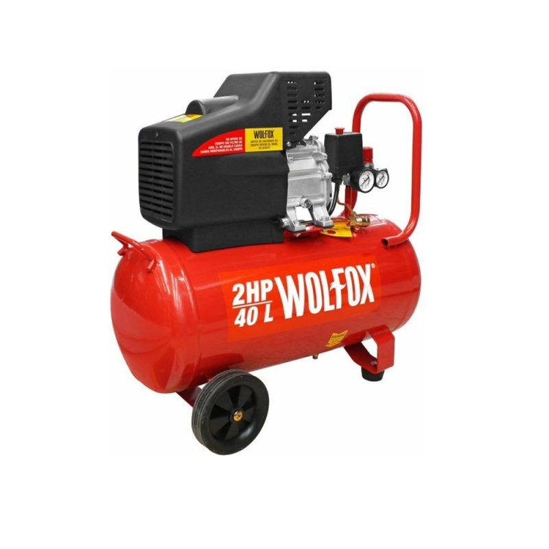 Compresor de Aire 2HP 40L 115 PSI Wolfox WF0627