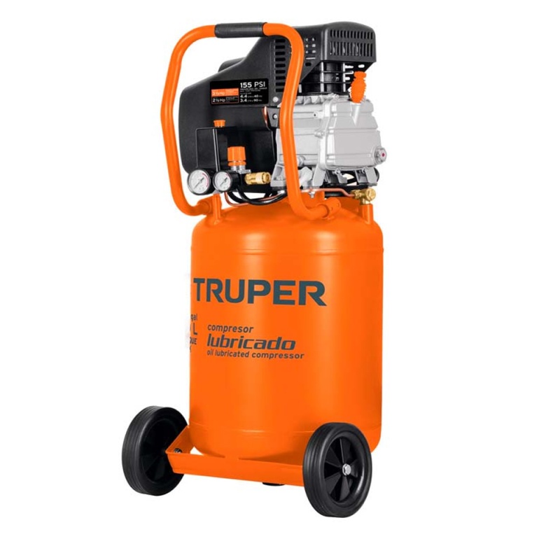 Compresora de Aire Vertical 3-1/2Hp 50L 116 PSI Truper 102117